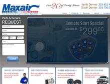 Tablet Screenshot of maxaircolorado.com